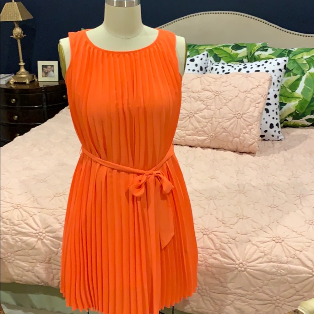 Banana Republic Accordion Sheath Dress.